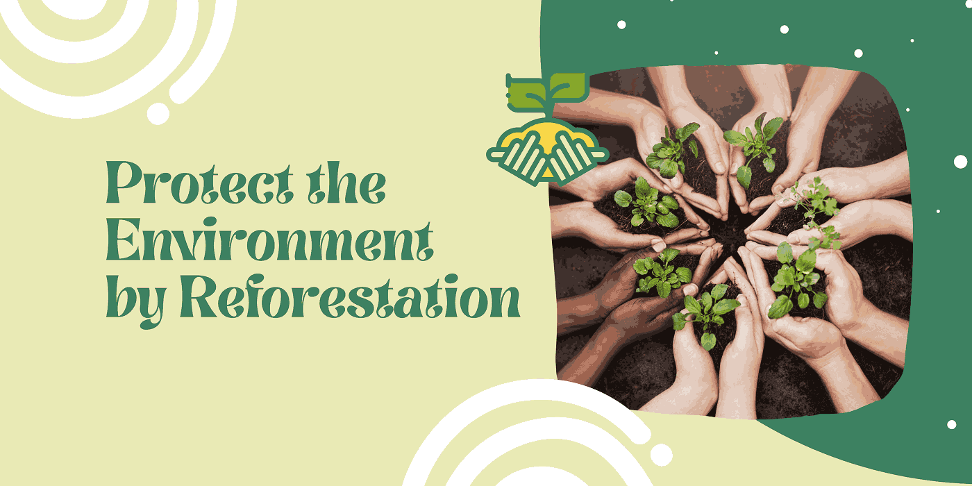 Green Creative Protect the Environment by Reforestation Banner_11zon